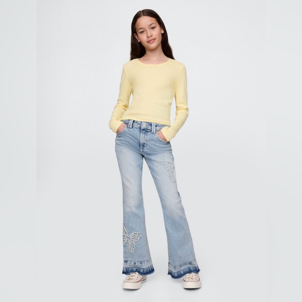 Gap Kids 70s High Rise Flare Jeans size 14